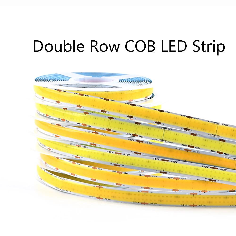  ο COB LED Ʈ, ֵ 624 LEDs/m, FOB RA90,  , 3000K, 4000K, 6000K, LED   , DC12 V, 24V